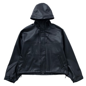 TTT MSW 24SS Hooded Laminate Jacket (Black)