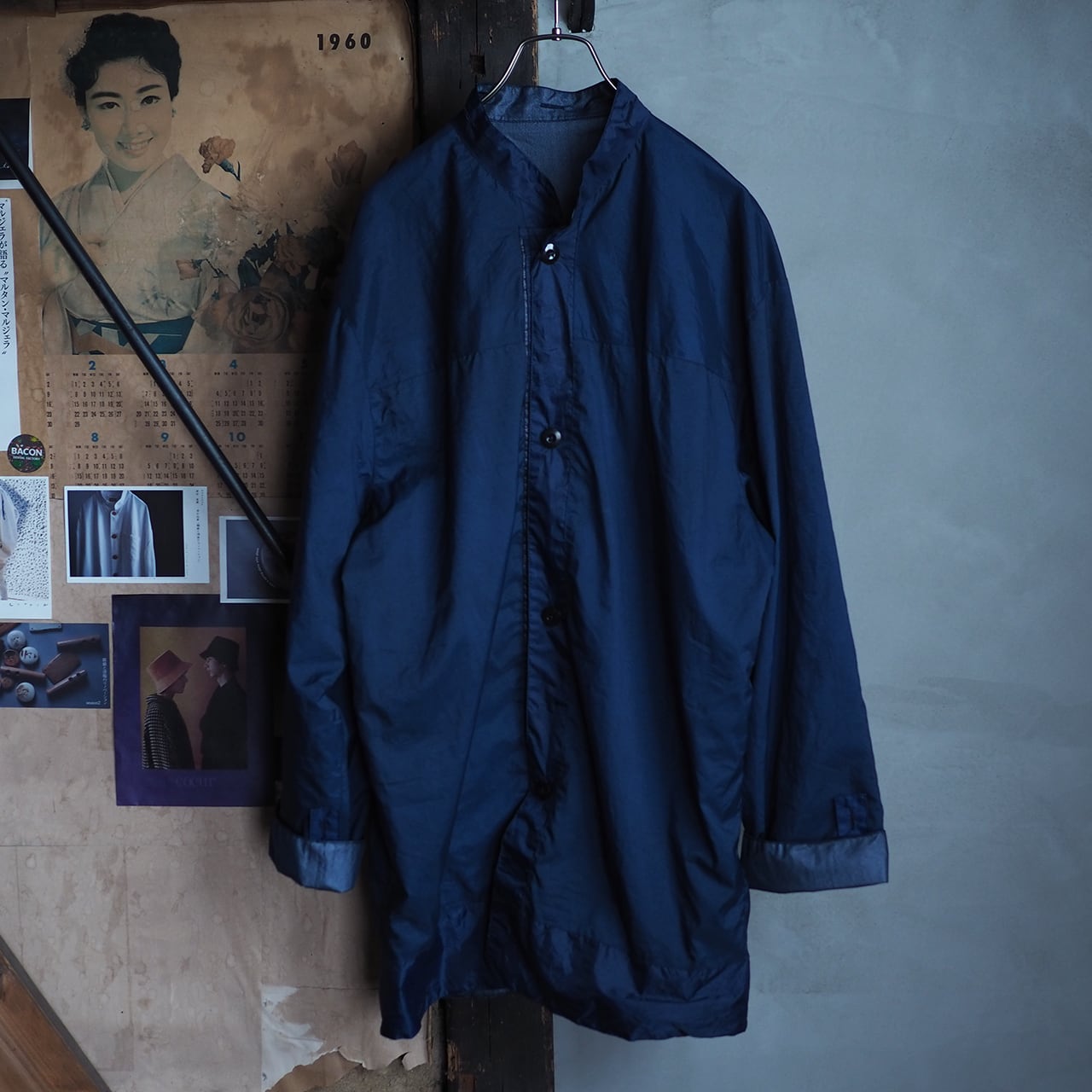 おみつのおつくろい リバーシブルライナージャケット(製品染め・ブラック)