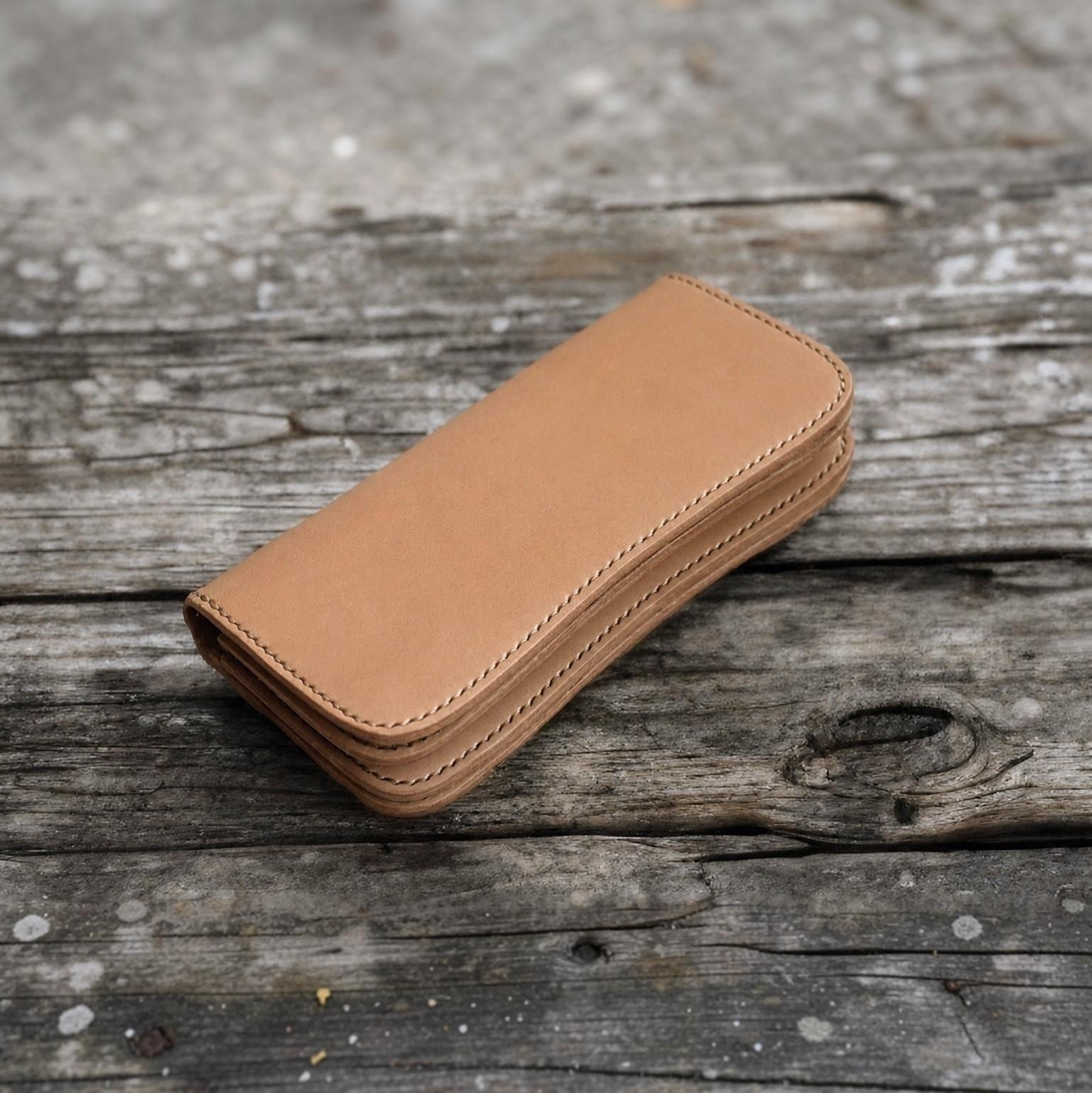 受注製作】本革カード長財布【谷型】 | Babylonica Leather Craft