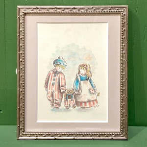 【chiyo】原画「僕の大好きな家族」