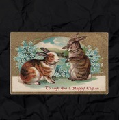 アンティークポストカード　【sa829】