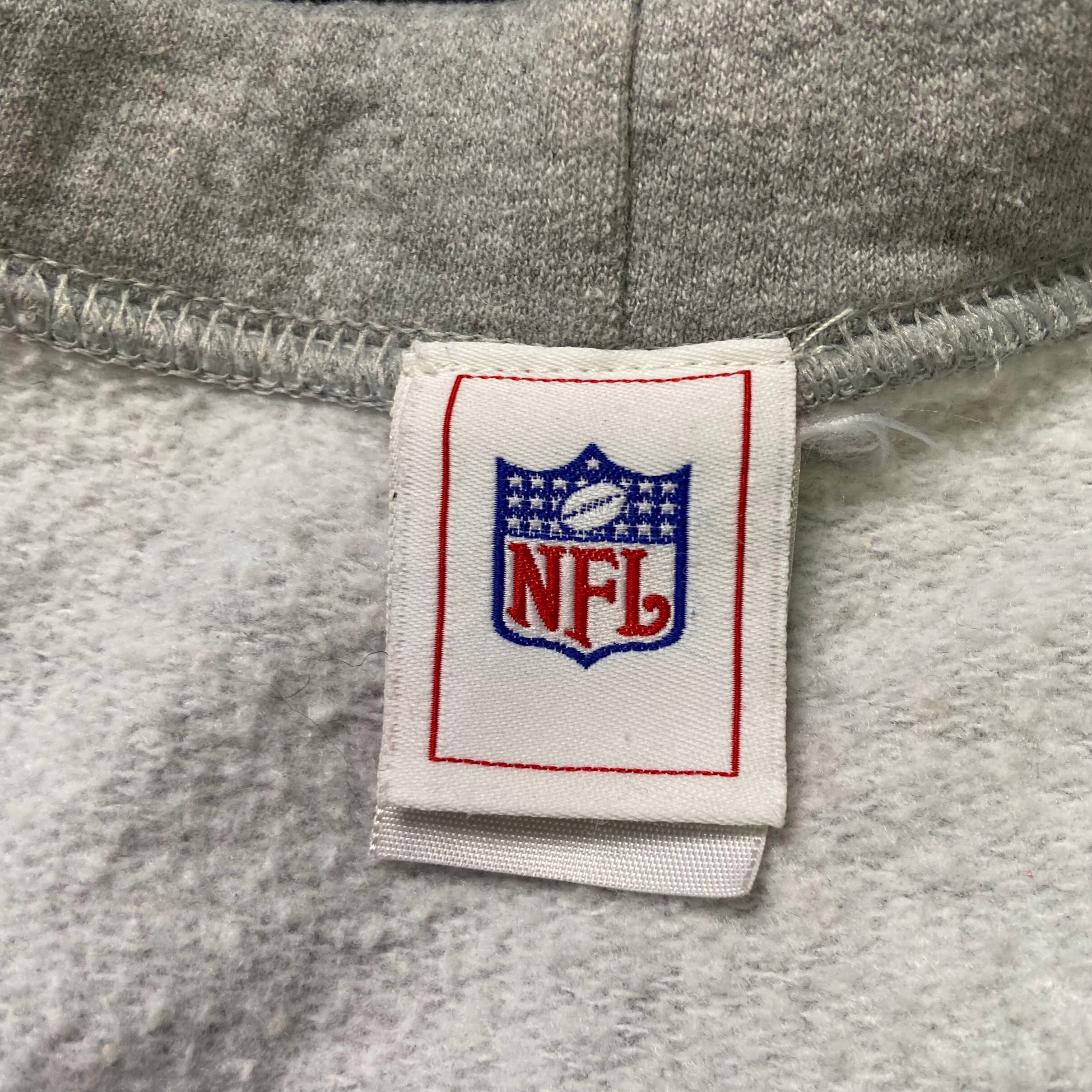 Majestic マジェスティック NFL ニューイングランド ペイトリオッツ フルジップパーカー 刺繍 ロゴ  ネイビー (メンズ M)   O3480