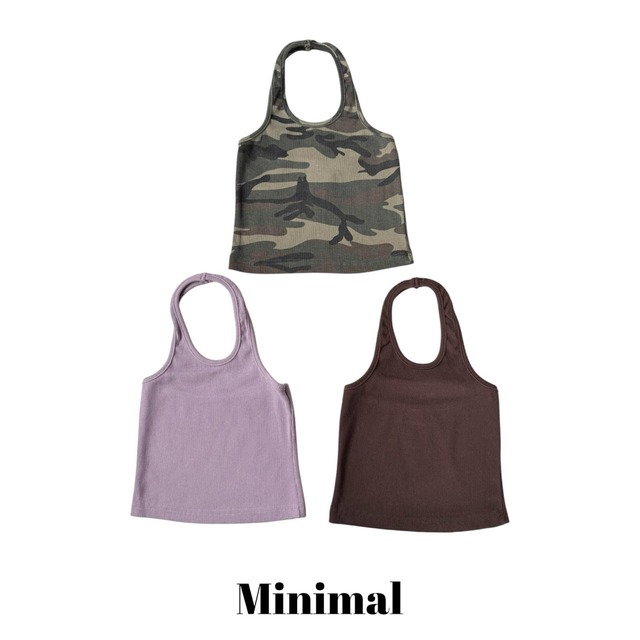 MINIMAL［取寄］rib holter camisole 26autumn