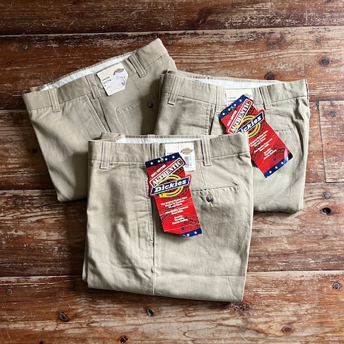 1980's DEADSTOCK Dickies Cotton Twill Pants/ Khaki/