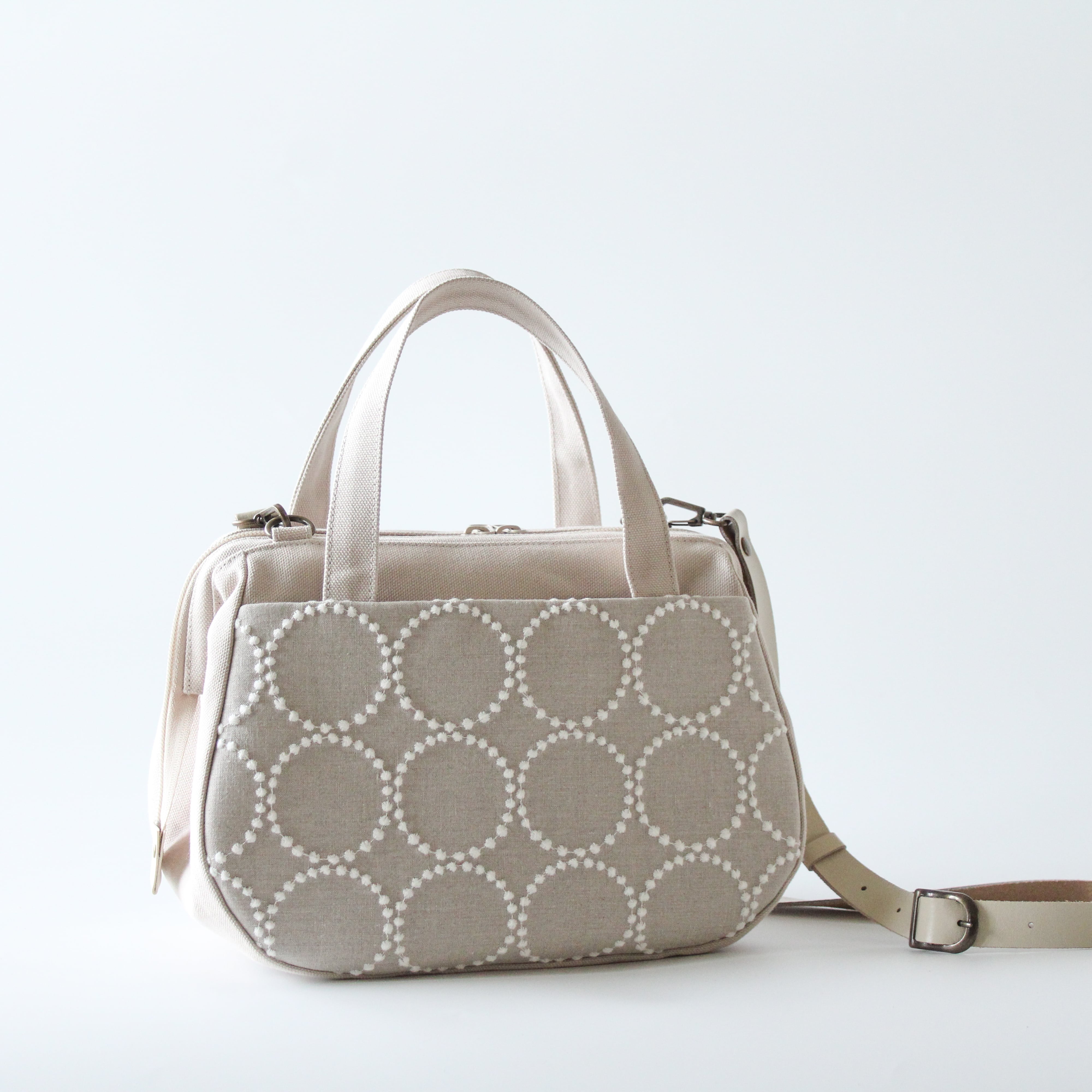 ぽってりボストン 両面tambourine