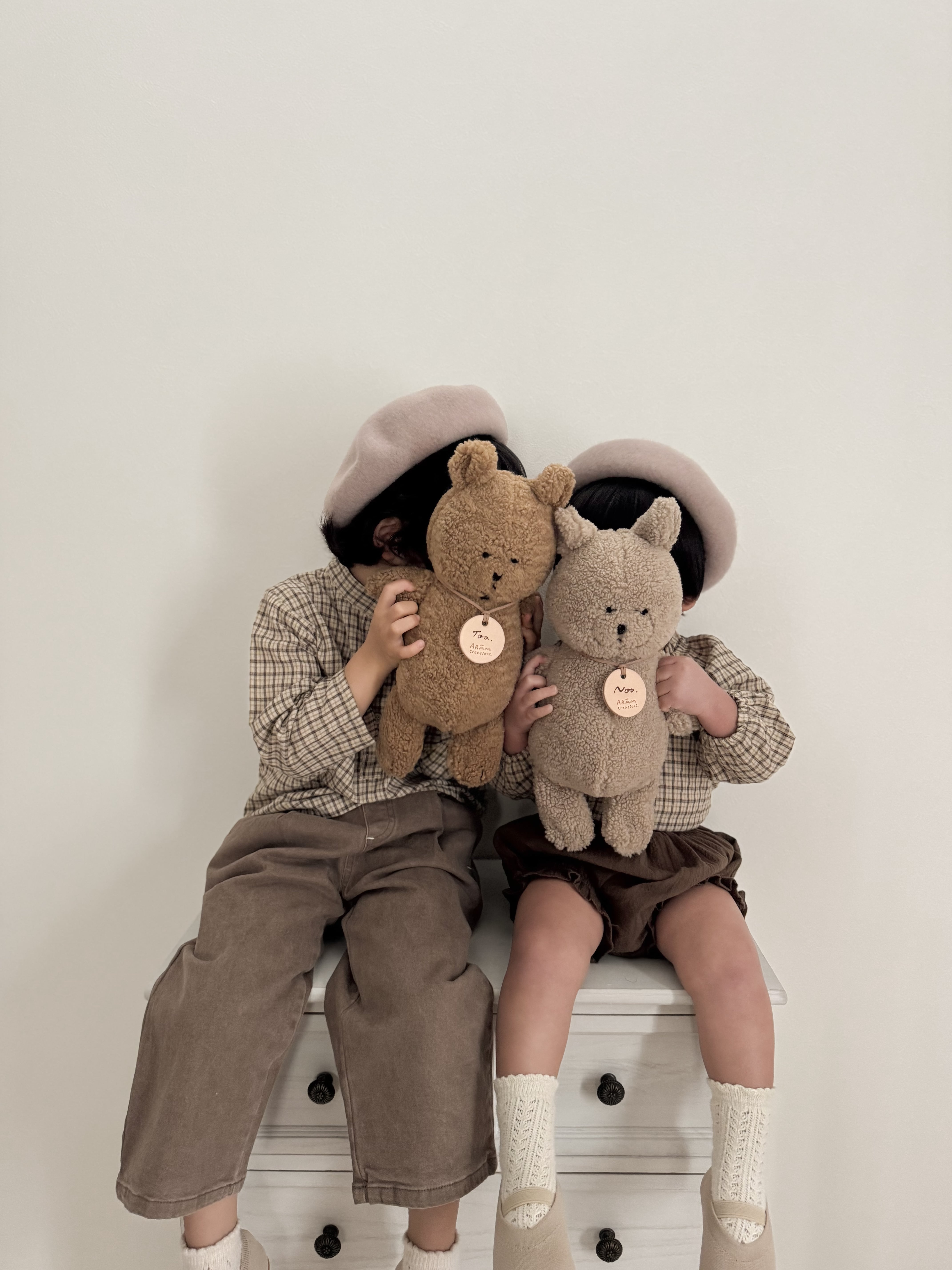 ハンドメイド　テディベア ナッツくん Teddy nuts | ARĀM creations