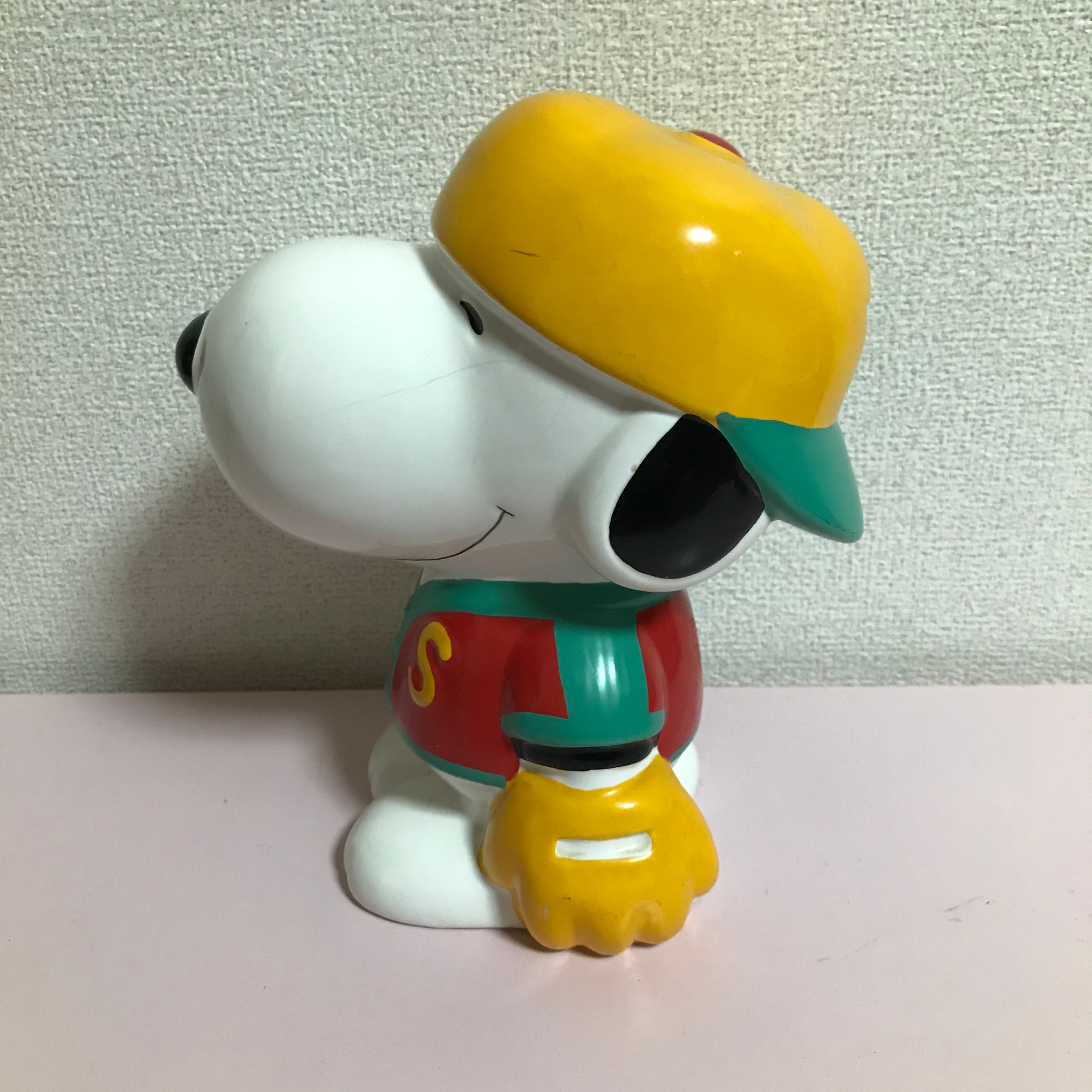 スヌーピー 貯金箱/コインバンク 陶器製 大きい Peanuts Snoopy Vintage Coinbank Ceramic