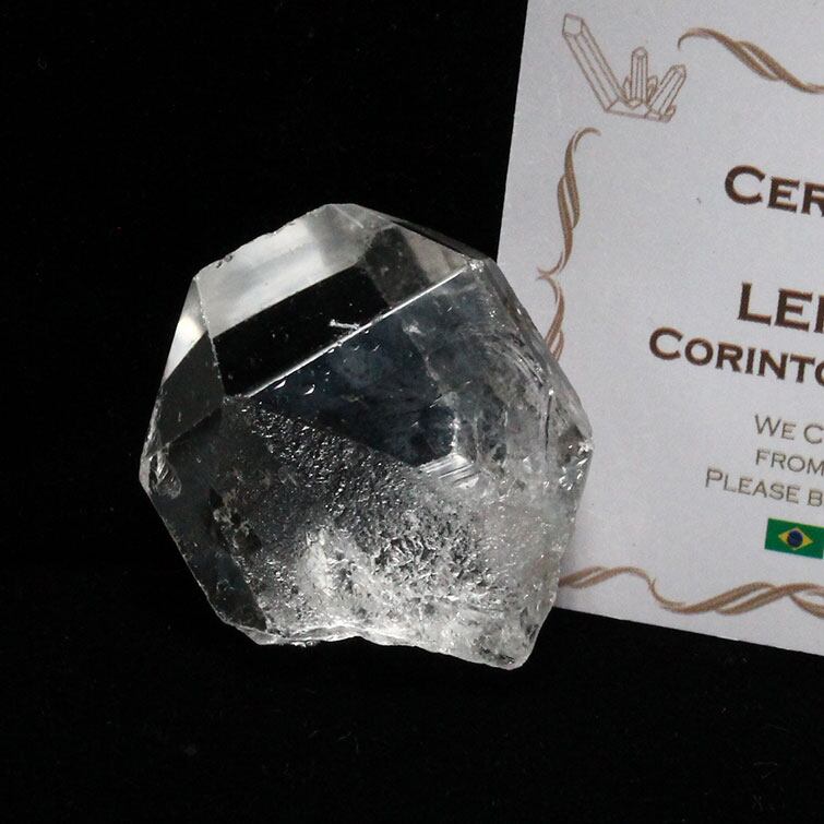 レムリアンシード 水晶 原石 ブラジル ミナスジェライス州 コリント産 証明書付属 一点物 271-390