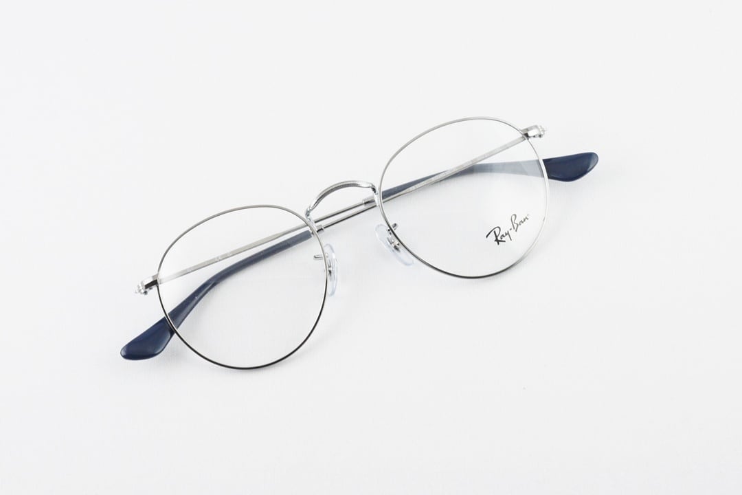 目黒蓮さん着用】Ray-Ban メガネ RX3447V 2502 ボストン クラシカル 丸