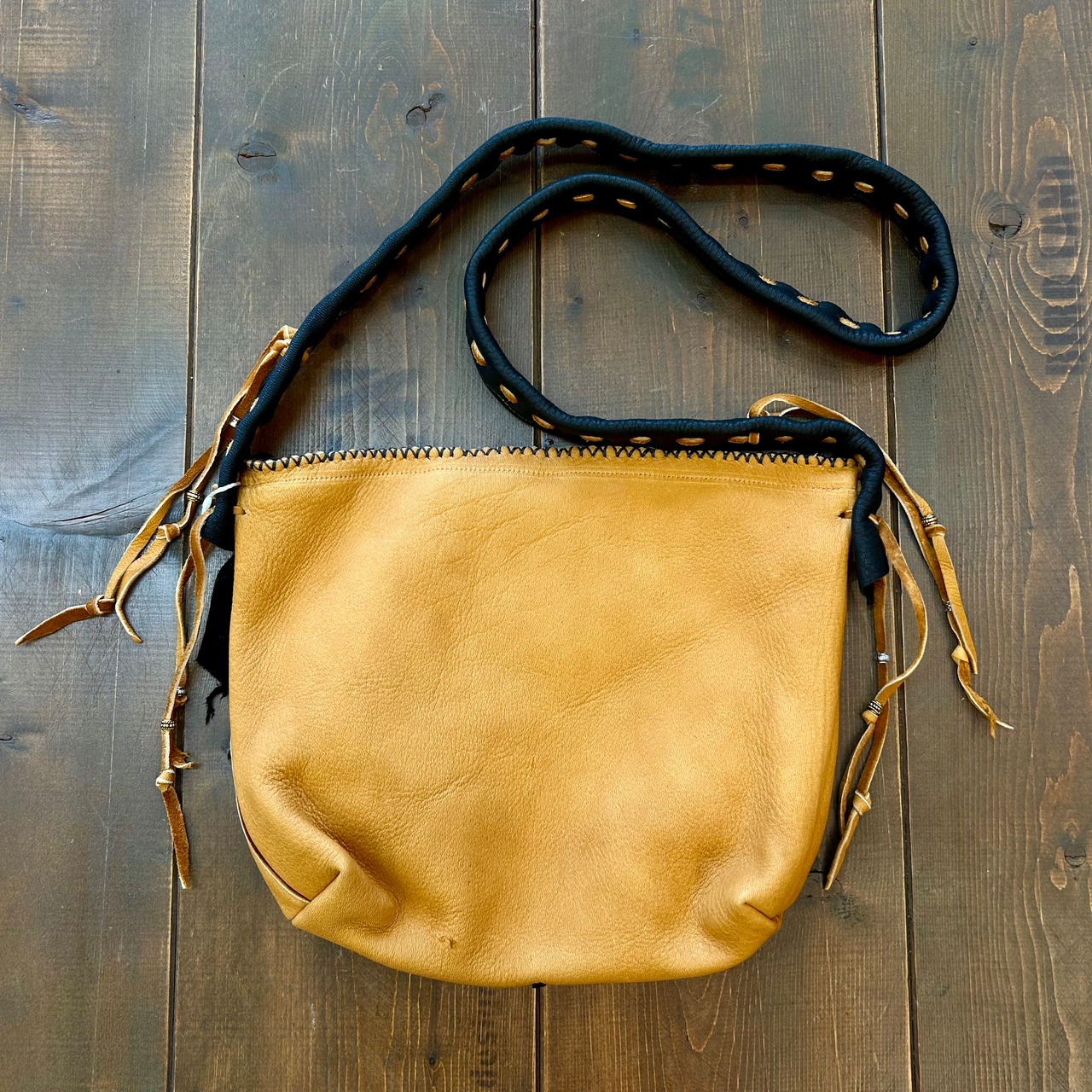 別注 ナスングワム×アーリーモーニング【Nasngwam×Early Morning】Deerskin Messenger Bag - 2