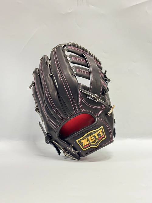 ZETT PROSTATUSｰゼットプロステイタス　michii supreme order 硬式グローブ　ゼットミチイオリジナルグラブ　右投げ用　277型　（佐野恵太選手モデル）　ブラック×ブラウン　93 画像
