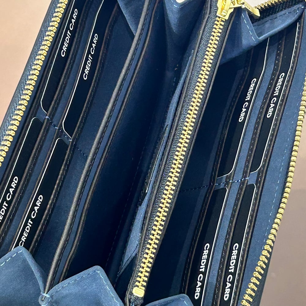 BAGGY PORT】バギーポート高密度ミリクロス長財布ラウンドファスナー