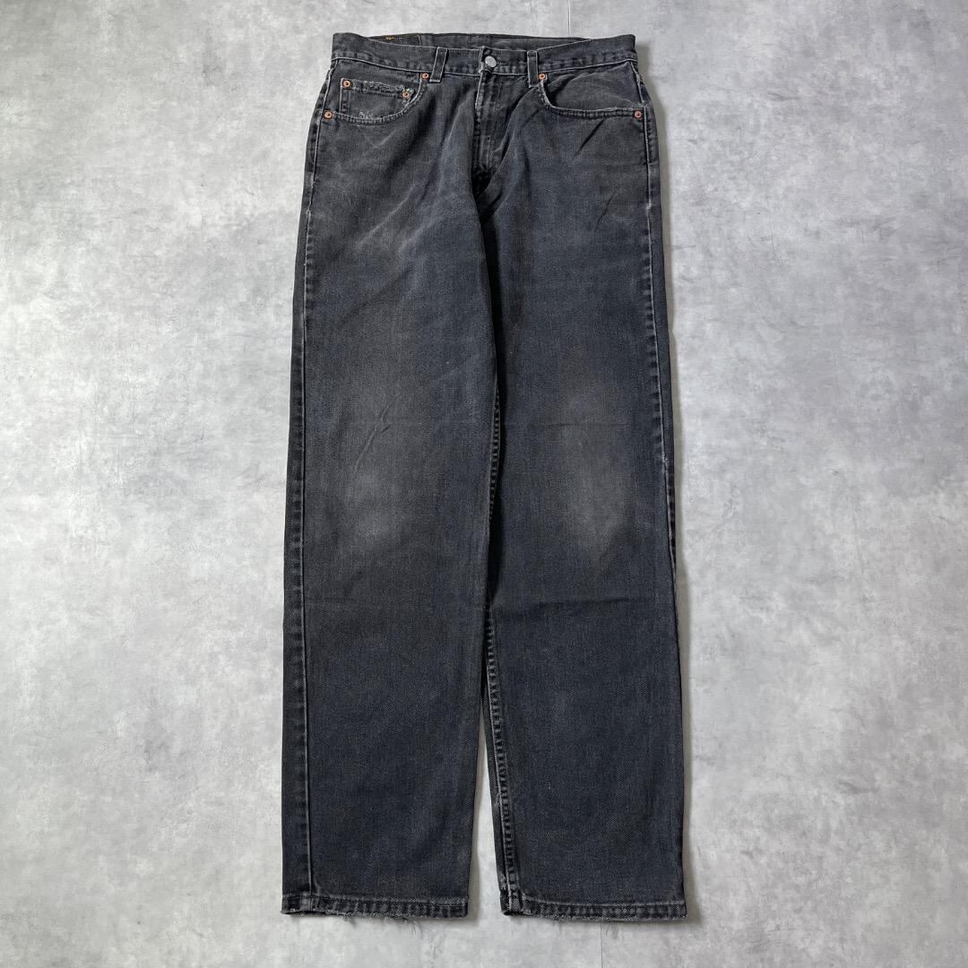 リーバイス550 Levis W34 デニム 黒 USA製 古着 16919