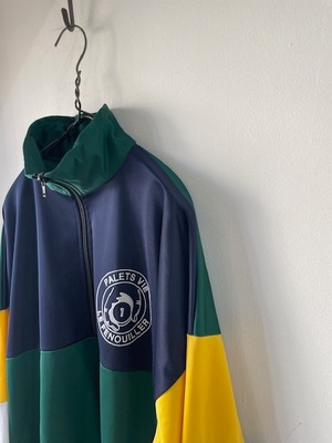 1980’s Vintage French Half Zip Jersey (1980年代頃フランス 配色がイカしたジャージ)