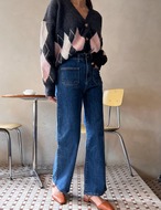 【23ss】Front-Pocket Wide-cut Denim_3sizes