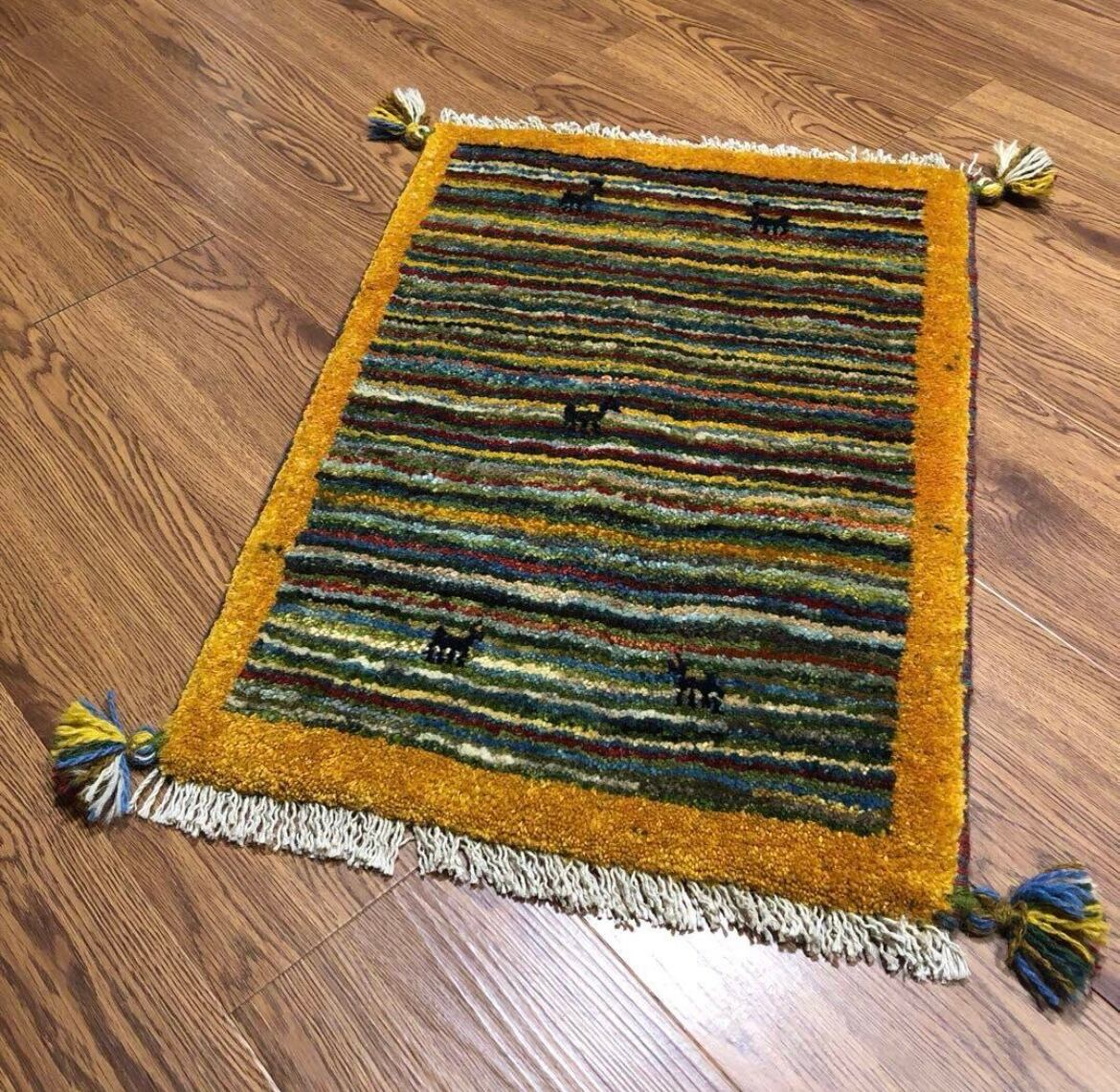 ペルシャ絨毯　ギャッベ　４枚 ペルシャ絨毯-玄関マット 『es-ps-1』 | ペルシャンハウス-ペルシャ