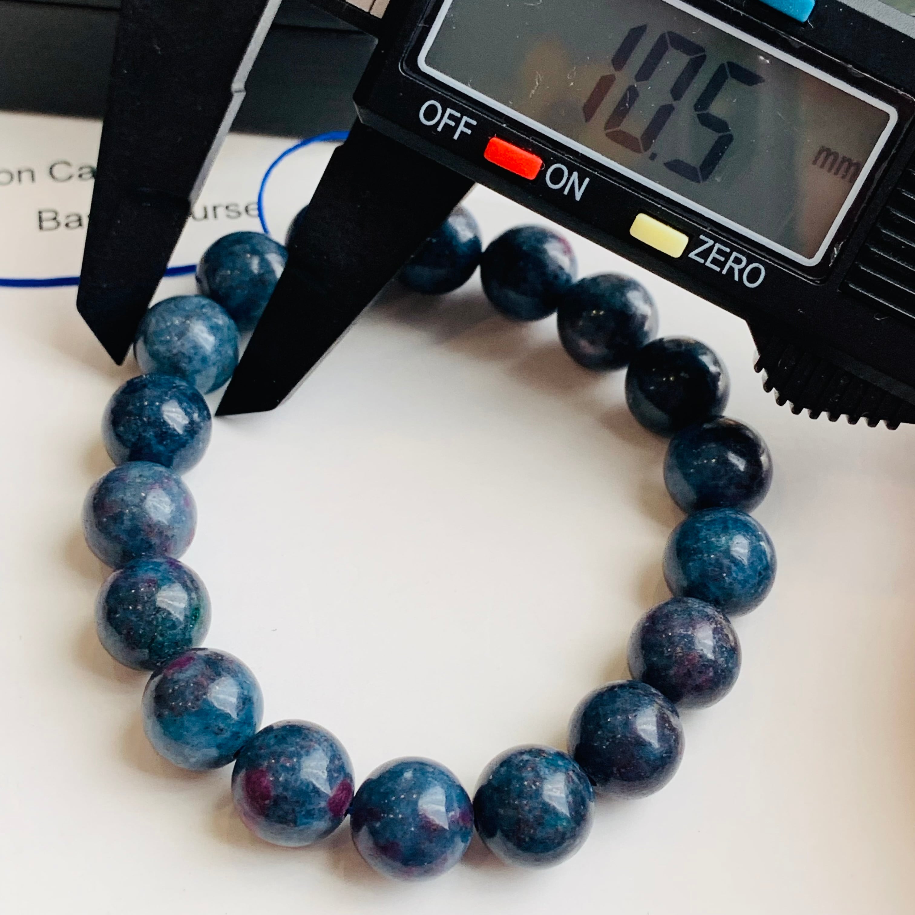 ルビーインフックサイト ブレスレット 天然石 ルビー サファイア 10  