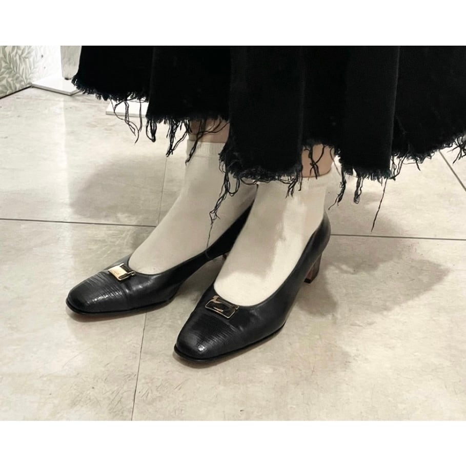 FERRAGAMO/high heels/pumps/black/フェラガモ/ハイヒール/パンプス/黒