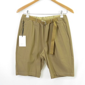 新品 CURLY BRIGHT EZ SHORTS コンプレッションジャージー ショートパンツ ベージュ size1/カーリー  0604