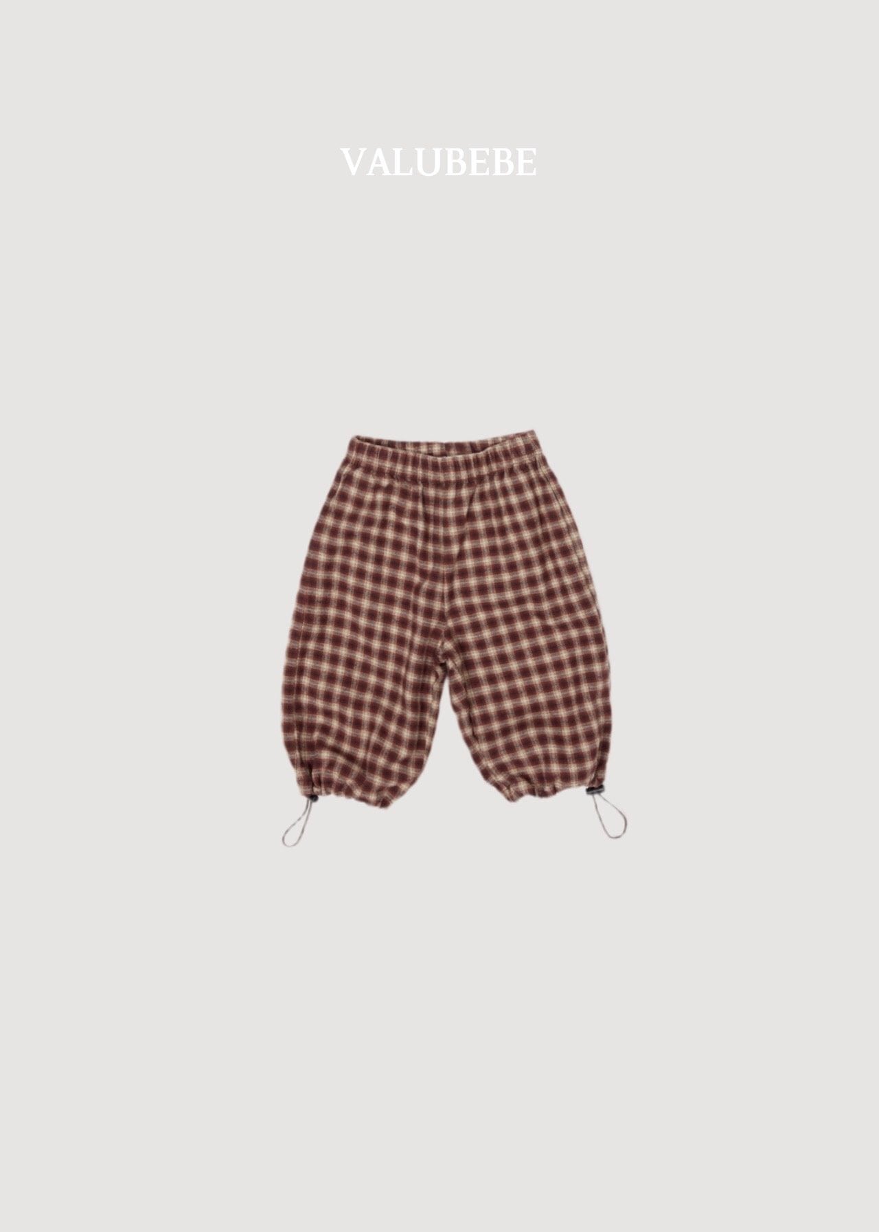 送料無料【予約】/ チェックチェックパンツ /valubebe