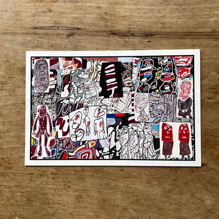 【インヴィテーションカード】ジャン・デビュッフェ　Jean Dubuffet 　Théâtres de mémoire　Galerie Claude Bernard 1978　[310194202]