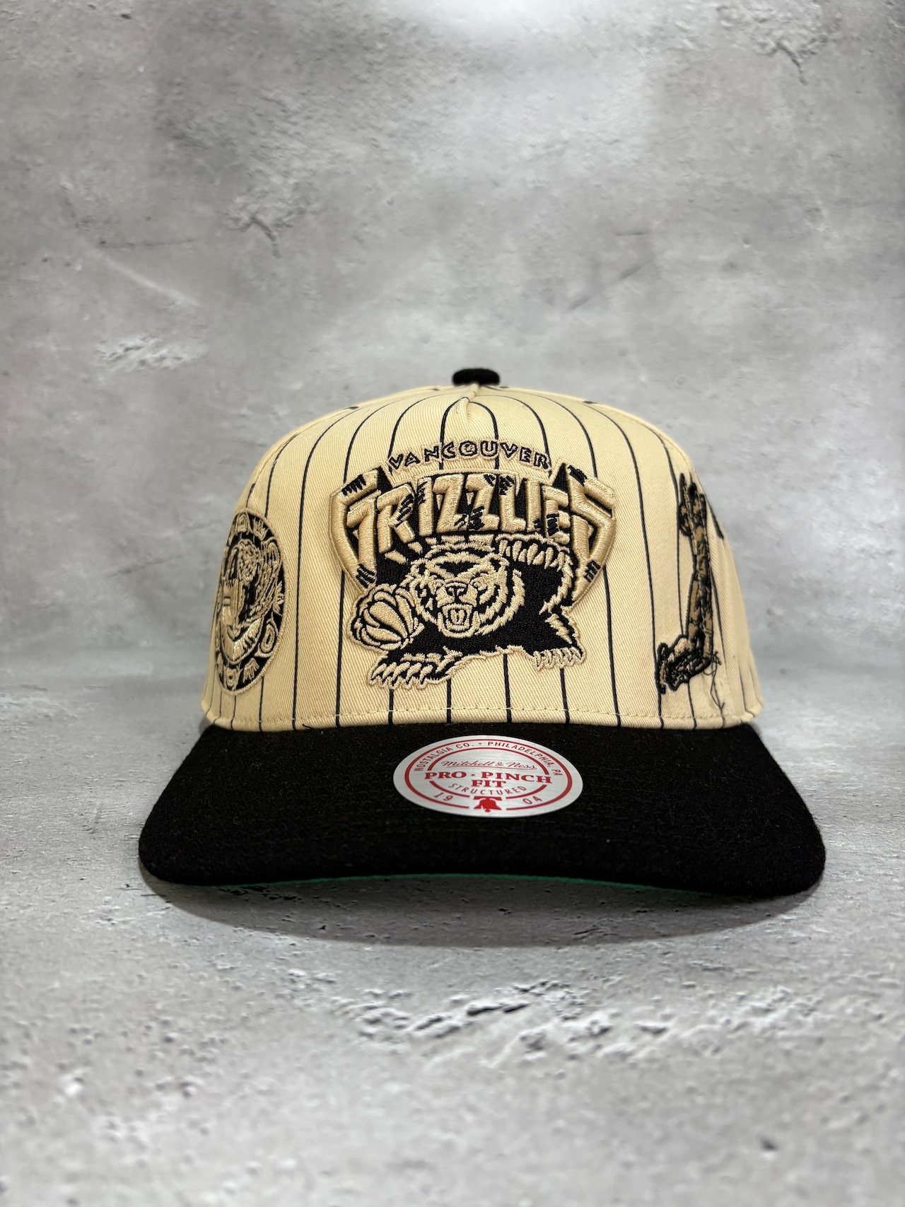 Mitchell&Ness/ミッチェルアンドネス NBA バンクーバー・グリズリーズ キャップ クリーム