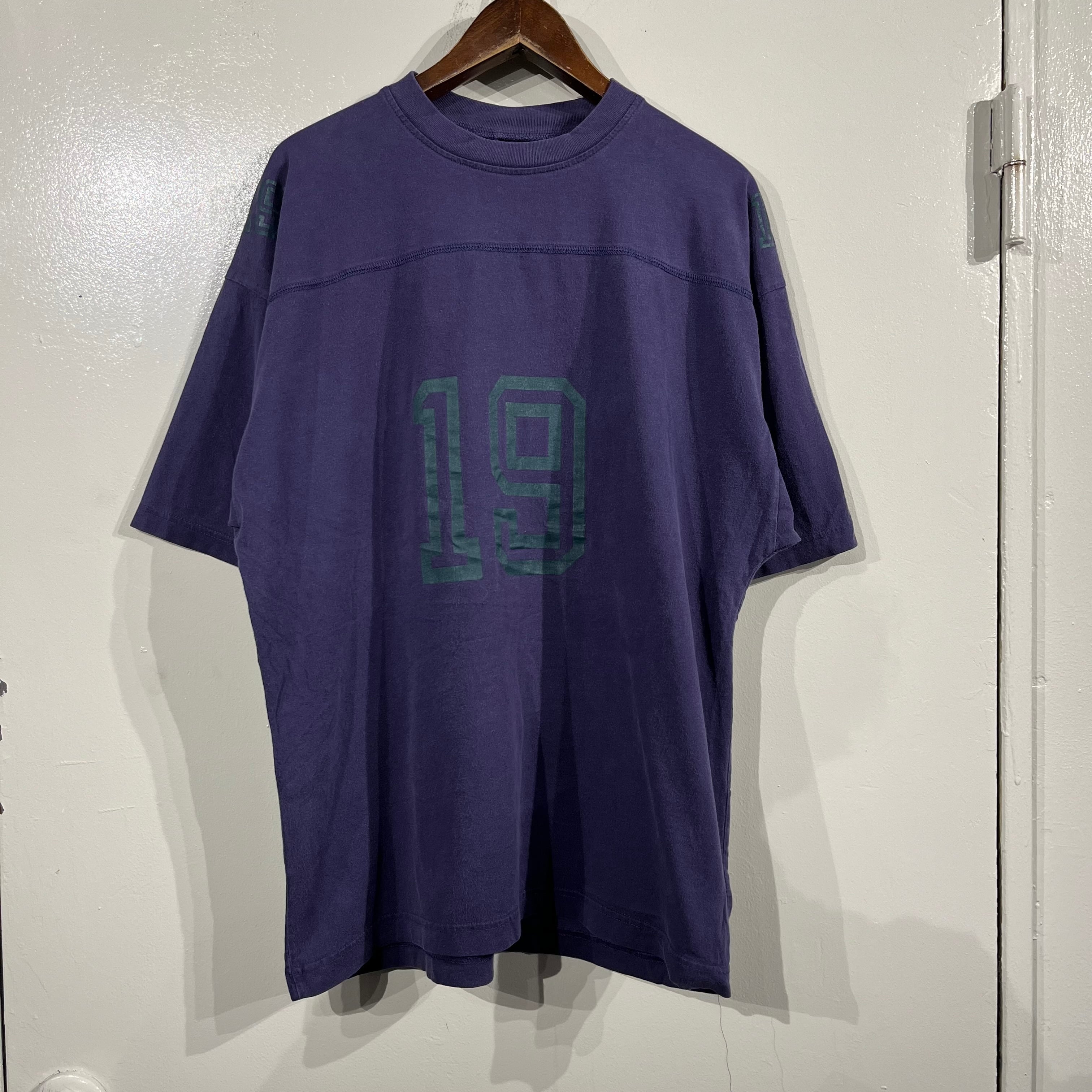 60s 70s 茄子紺　ビンテージTシャツ