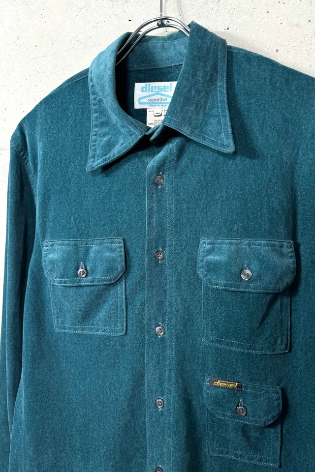 "DIESEL" velours design shirt
