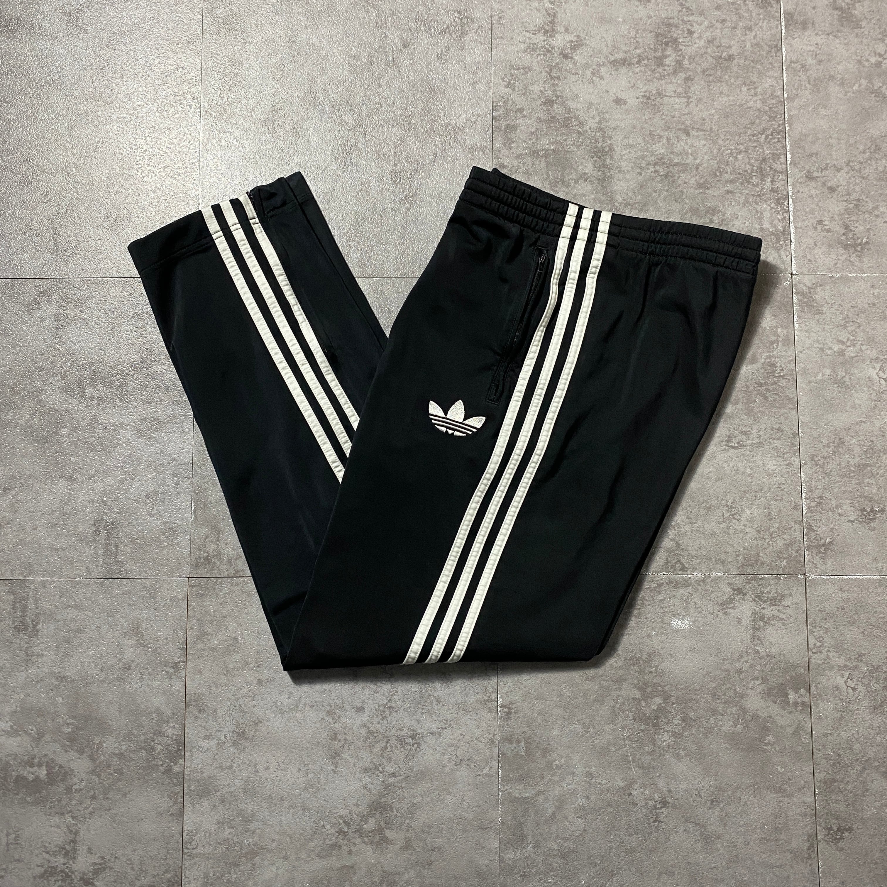 アディダス ハーフジップスウェット センタートレフォイルロゴ刺繍 3XL 黒 adidas Originals アディダス ジャケット メンズ トレフォイル ハーフ