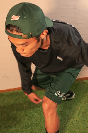 LOGO PRO CLUB MESH SHORTS [GREEN]