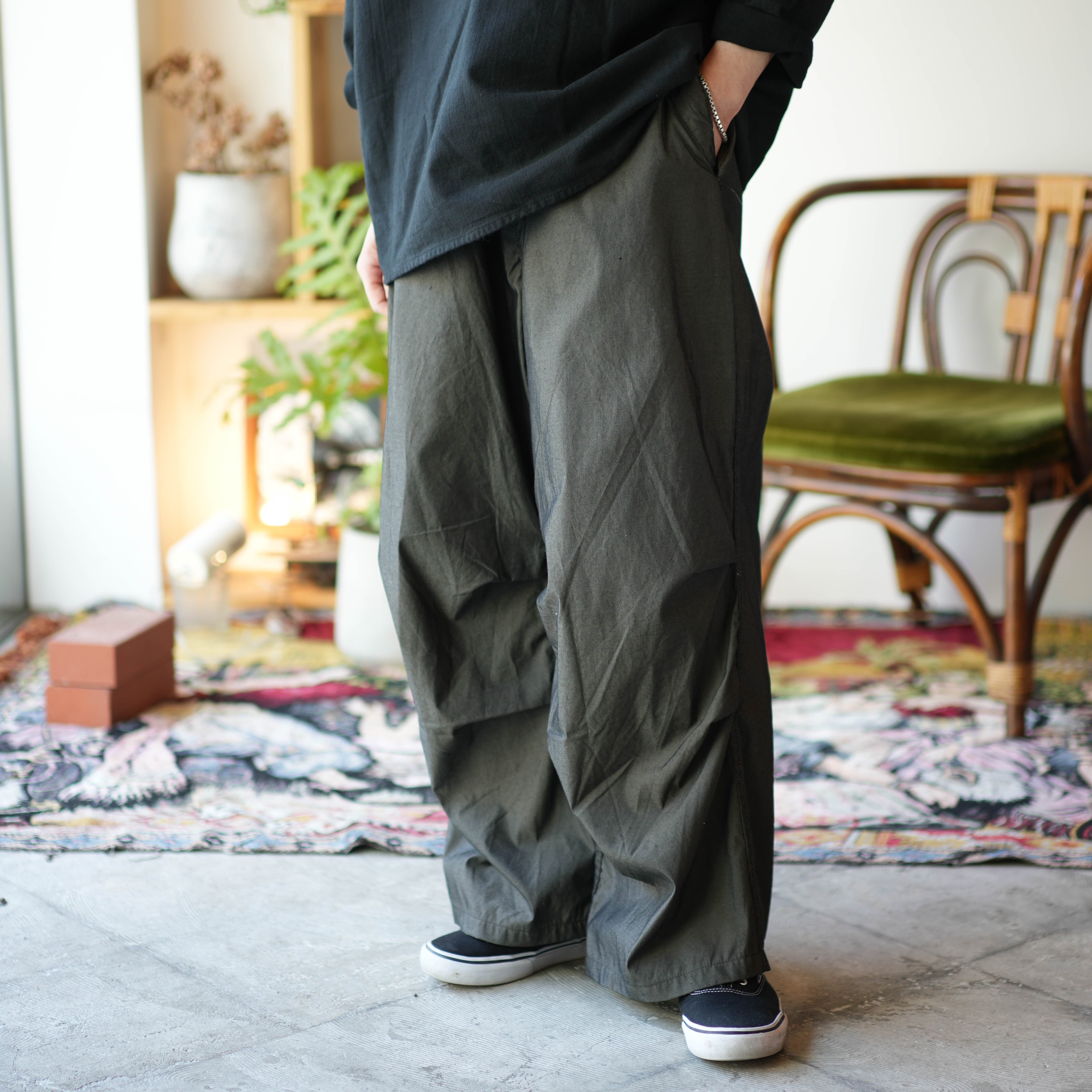 kha:ki ◆REMAKE FRONT WRAP PANTS  ワイドパンツ