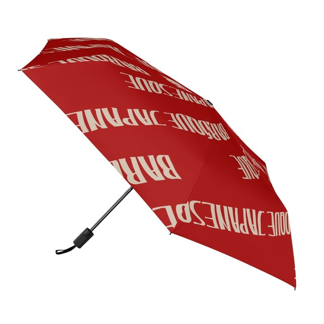 ロゴRED　和柄折り畳み傘　晴雨兼用傘