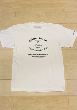 ［図解ワイン一年生コラボ ］シャトードコソコ / T-Shirt (White) / 5.6オンス ヘビーウェイト