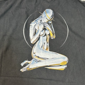 13200 空山基 プリントTシャツ ブラックL