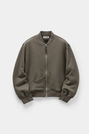 [COOR] Cotton Aviation Sweat Zip Up (Khaki Brown) 正規品 韓国ブランド 韓国通販 韓国代行 韓国ファッション クール クーア クアー 日本 店舗