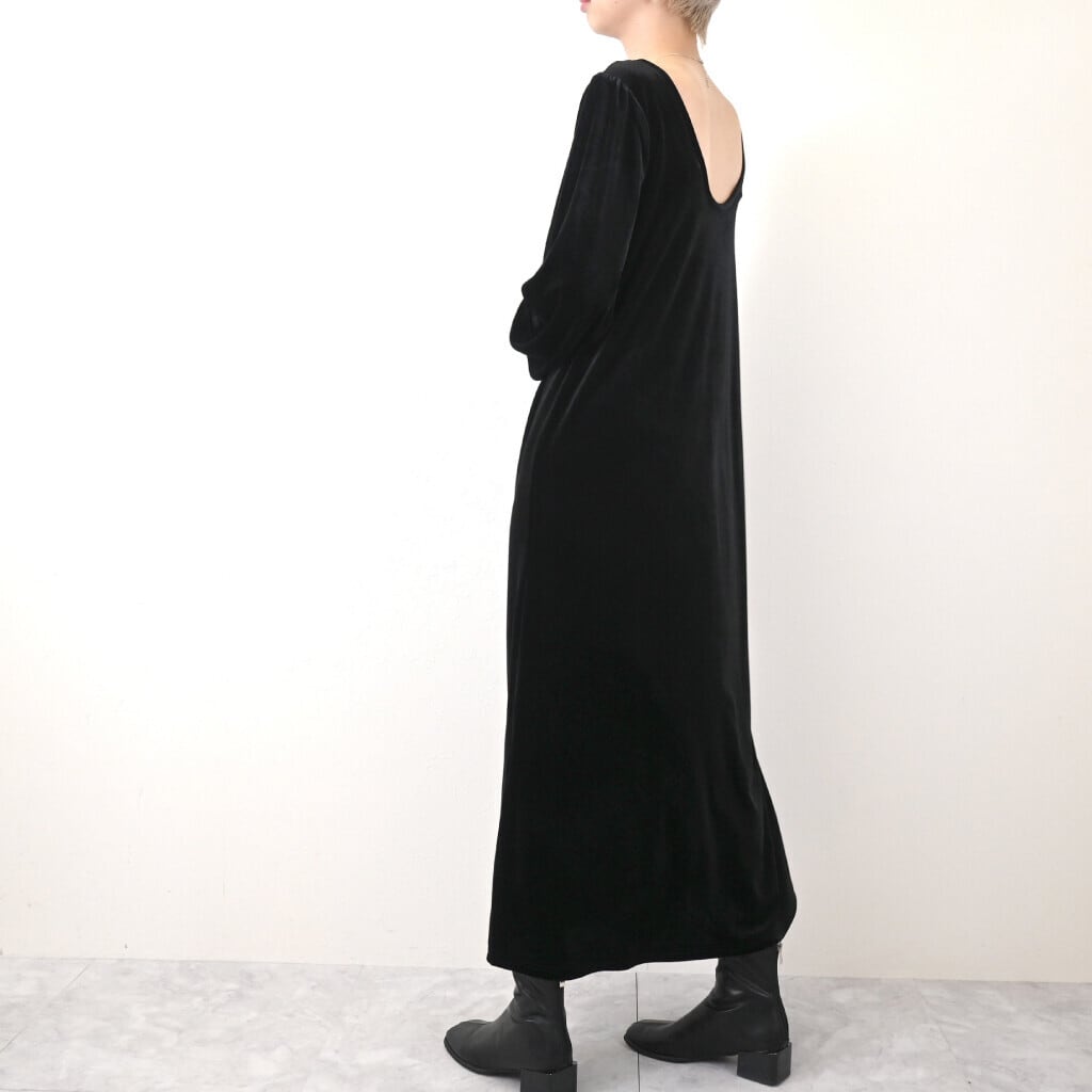 ladies / 2way velor ops 〔2wayベロアワンピース〕