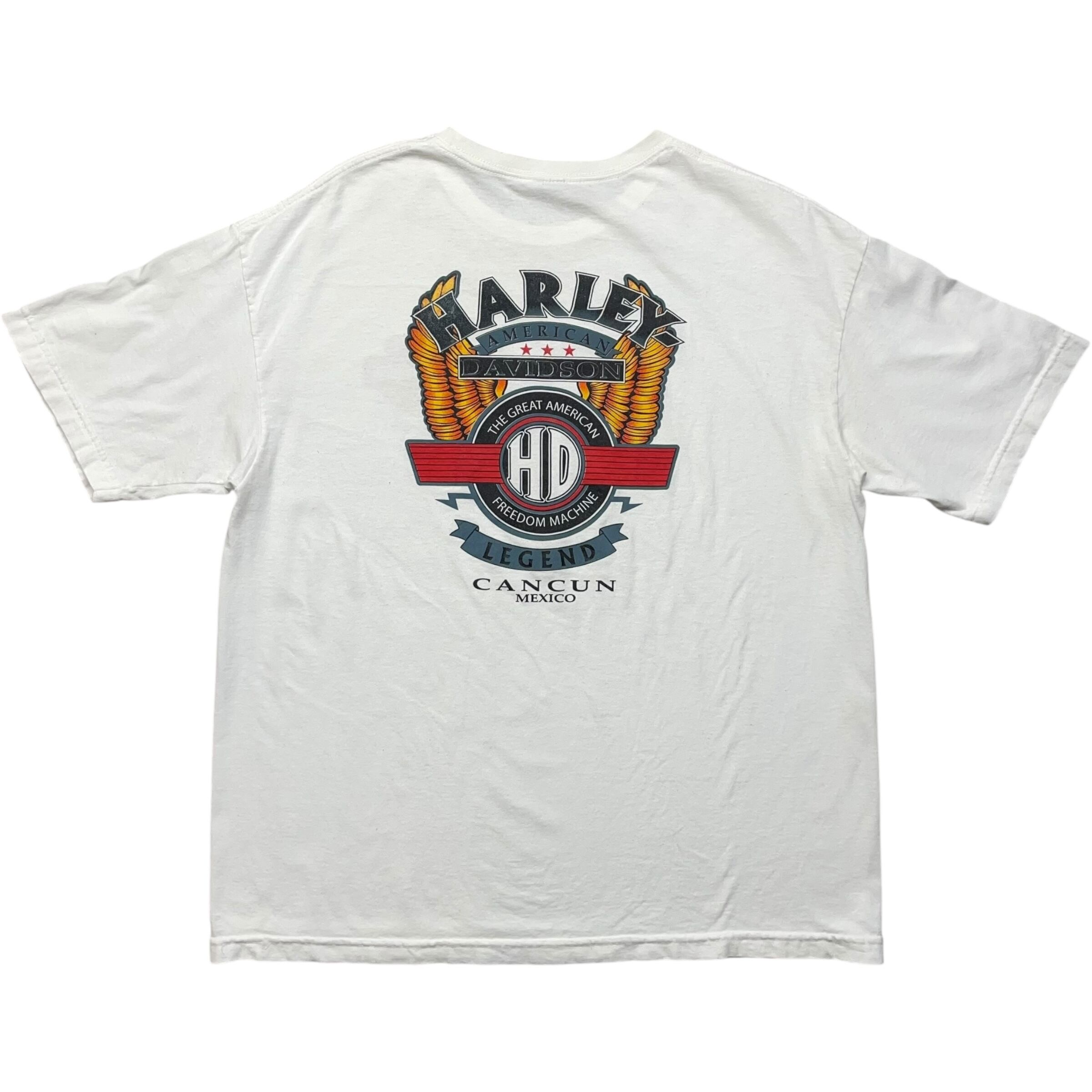 《XL》 Harley-Davidson ハーレーダビッドソン Tシャツ プリント ホワイト no.8450