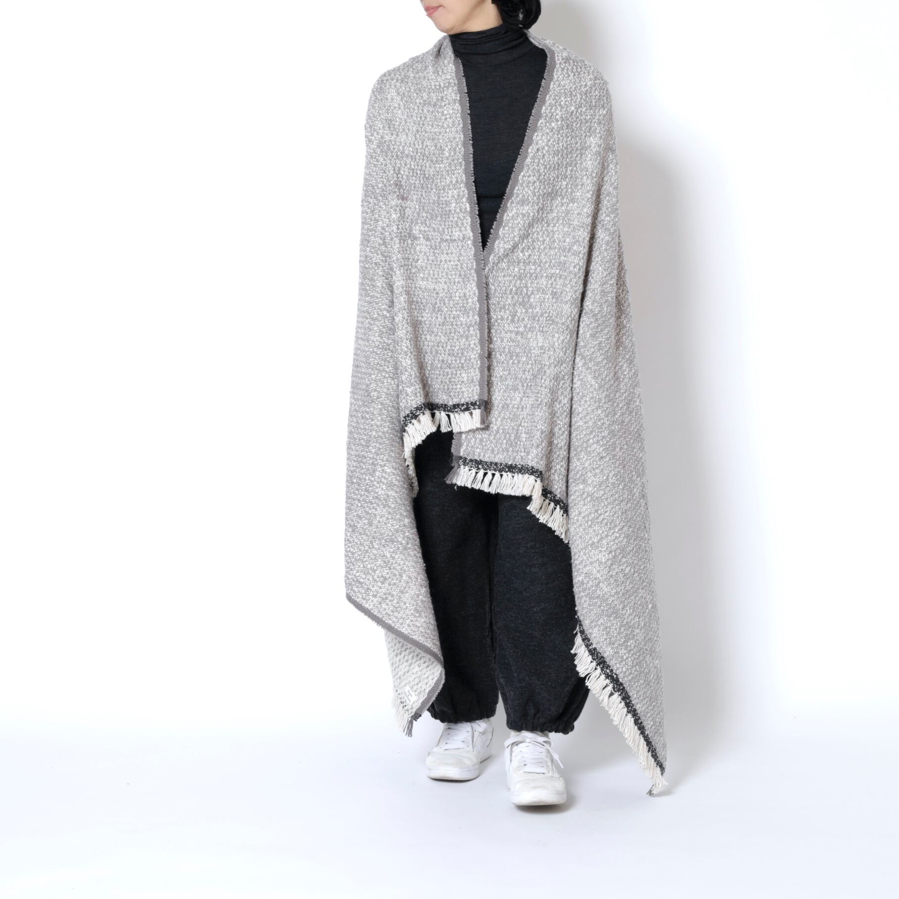Suno & Morrison / オーガニックコットン ガラ紡ブランケットストール