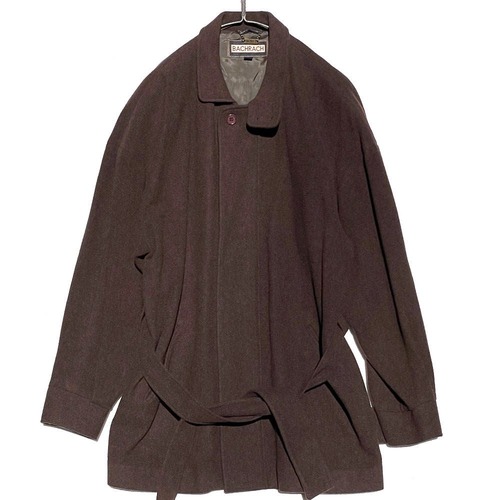 [BACHRACH] Vintage Zip-up Wool Short Coat [1990s-] Vintage Wool Short Coat