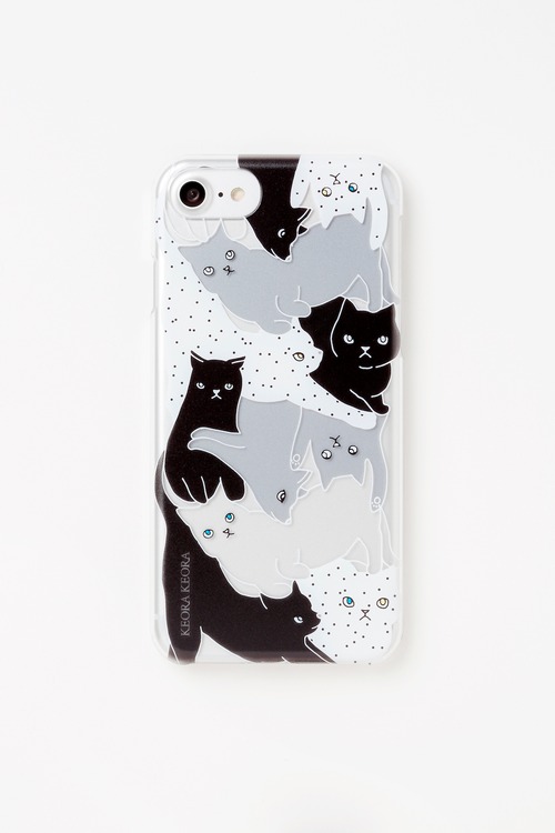 【iPhone6＆7&8専用】CATS monotone