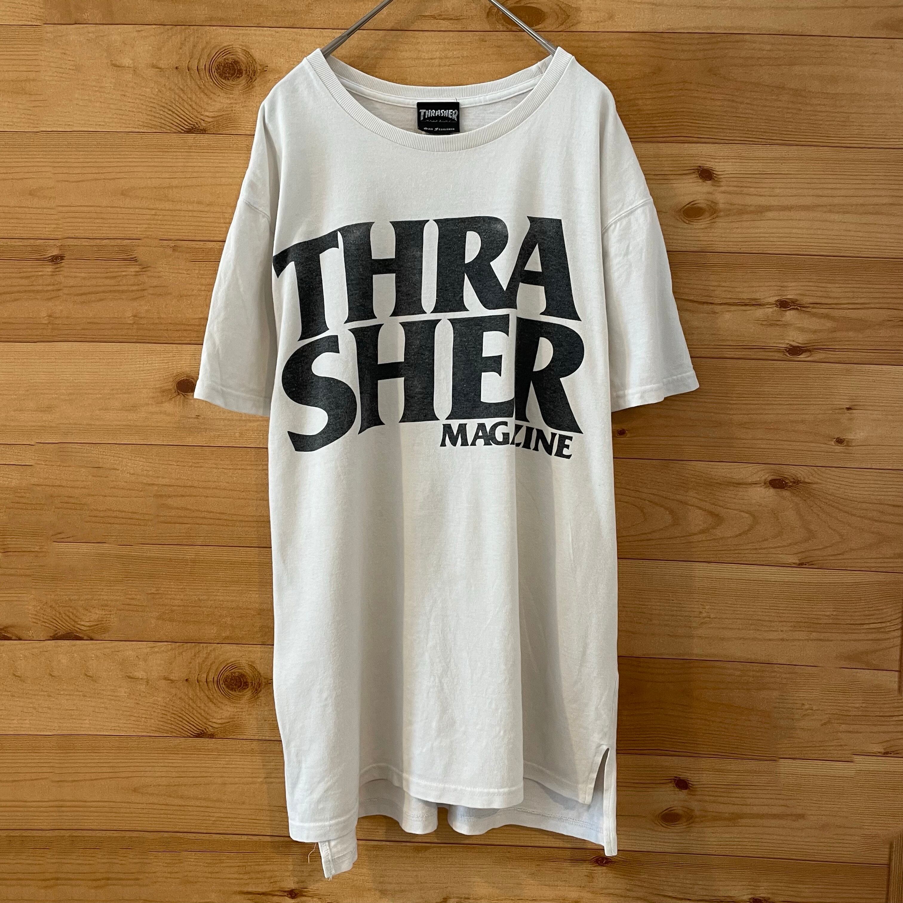 【コットン100%☆迷彩柄】THRASHER Tシャツ M ビックロゴ