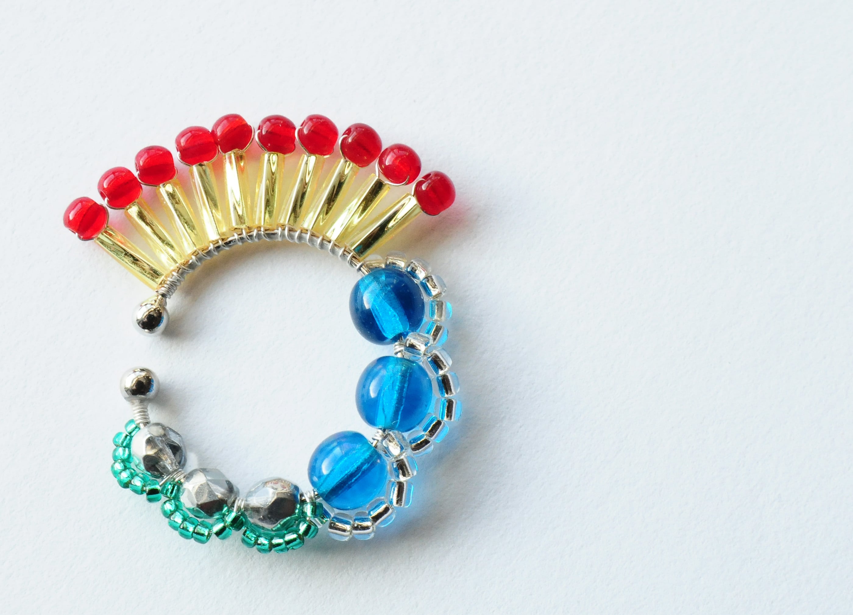 <Rollo~イロヅクビジュー~>イヤーカフ『 ハミングバード/hummingbird 』<70>