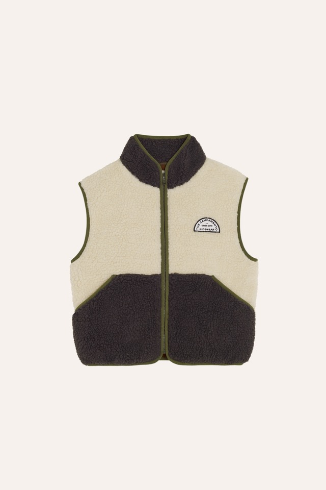 The Campamento / Ecru Teddy Vest 26AW