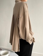 【23ss・再販！】Back-pleats Blouse_3colors