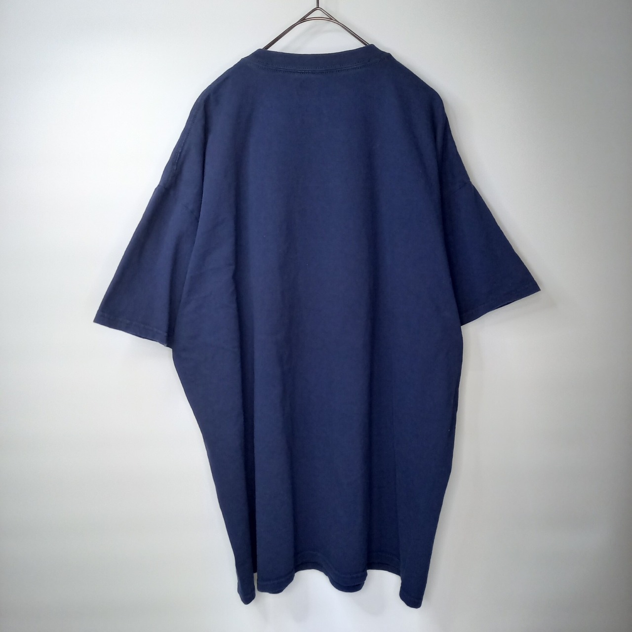 正規品　MLB　クルーネック　ベースボールTシャツ　タイガース　ビッグロゴ　紺