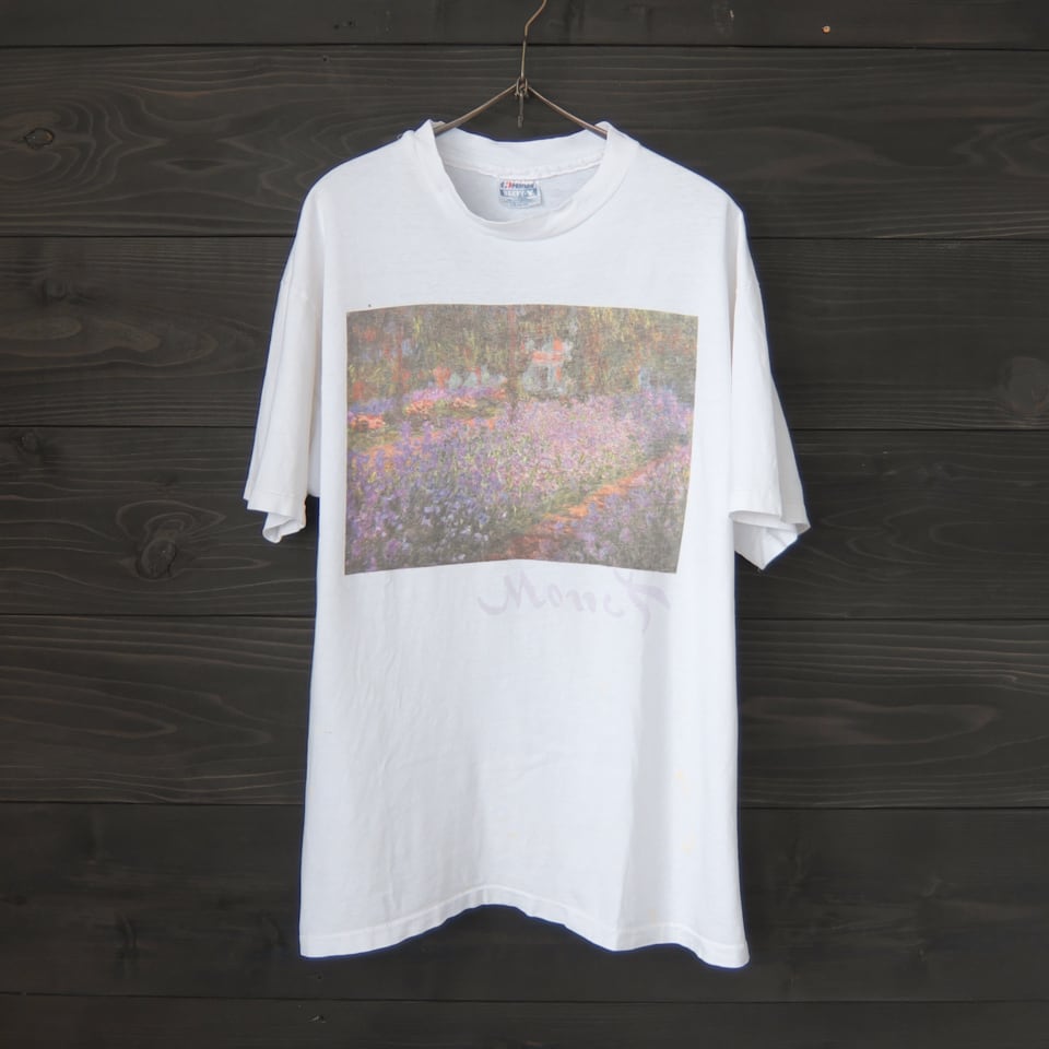 80's Hanes プリントT Monet