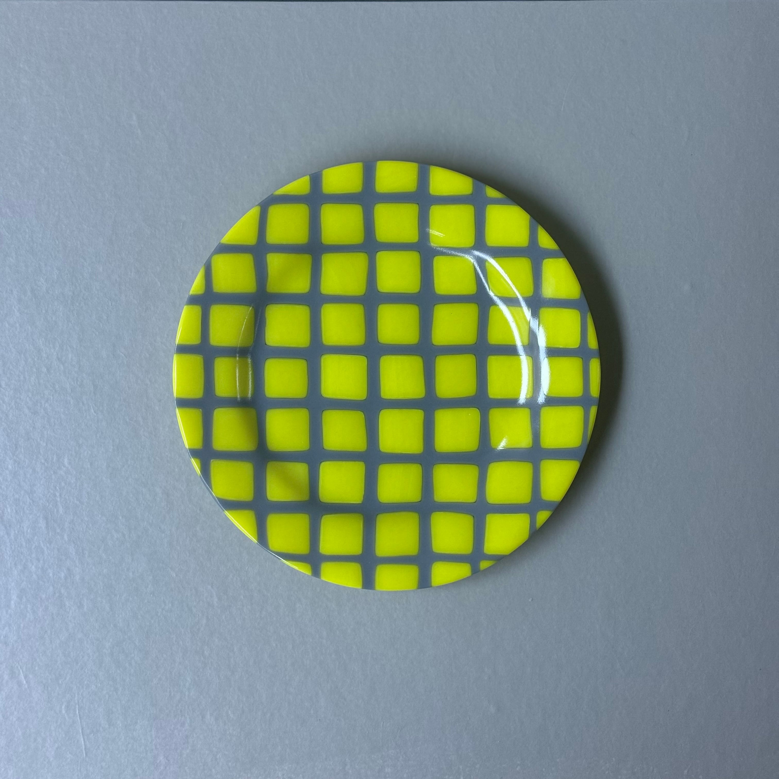 田子美紀 タイルリムプレートM・チェック