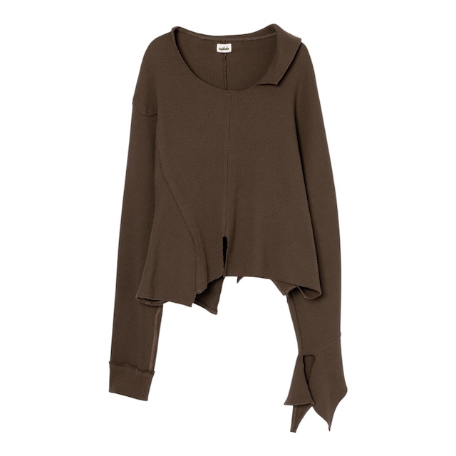 【irojikake】PATCHWORK TOPS (CHARCOAL)〈国内送料無料〉