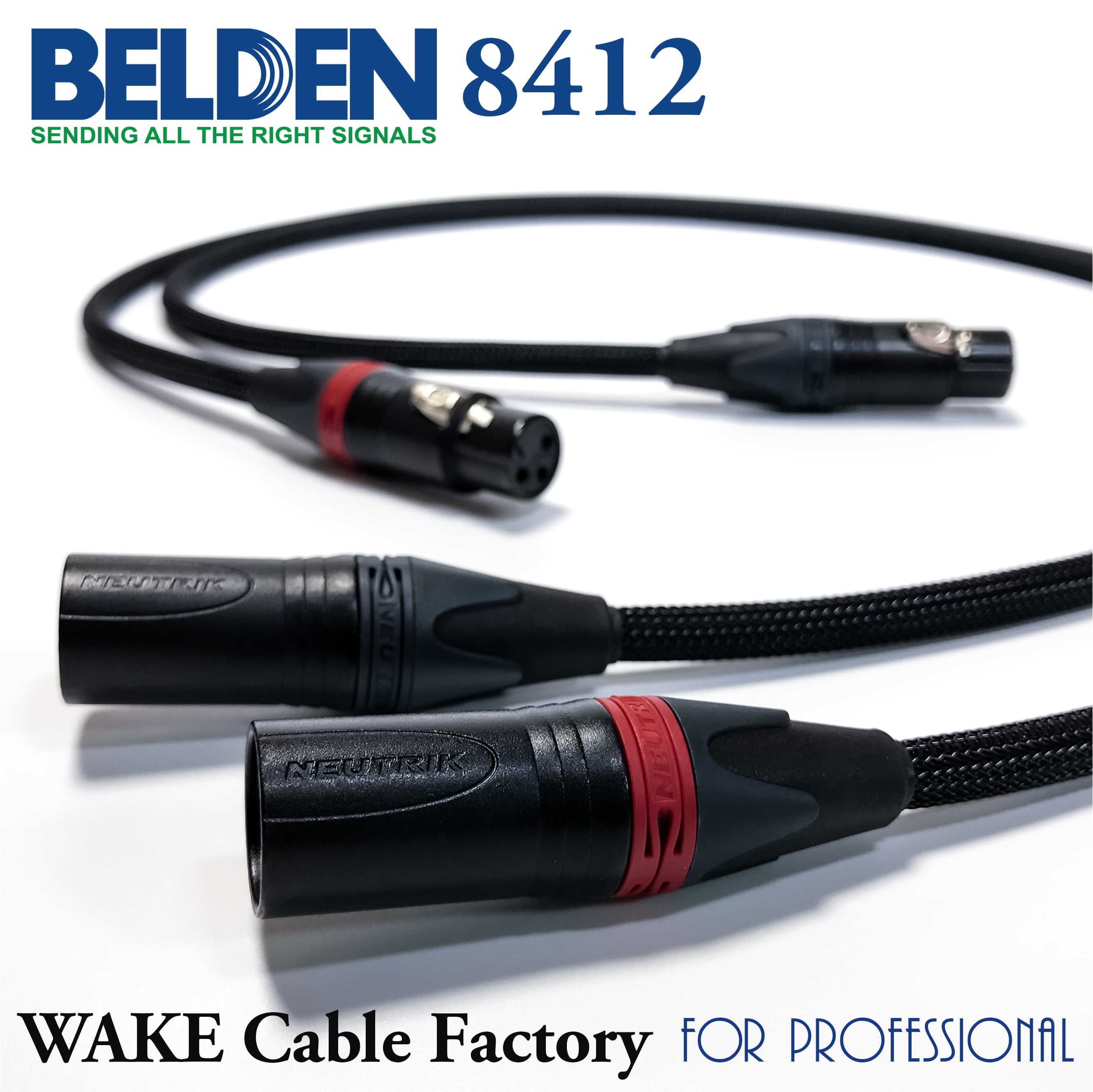 プレミアム仕様!BELDEN8412☆XLRバランスケーブル | ウェイク プレミアム仕様!BELDEN8412☆XLRバランスケーブル | ウェイク
