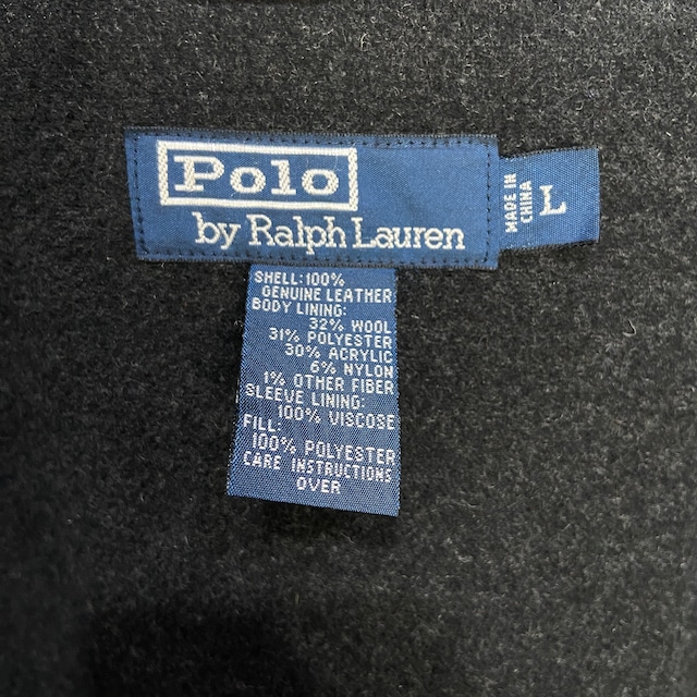 RalphLauren ラルフローレン　スエードレザージャケット　革　ブラウン　L